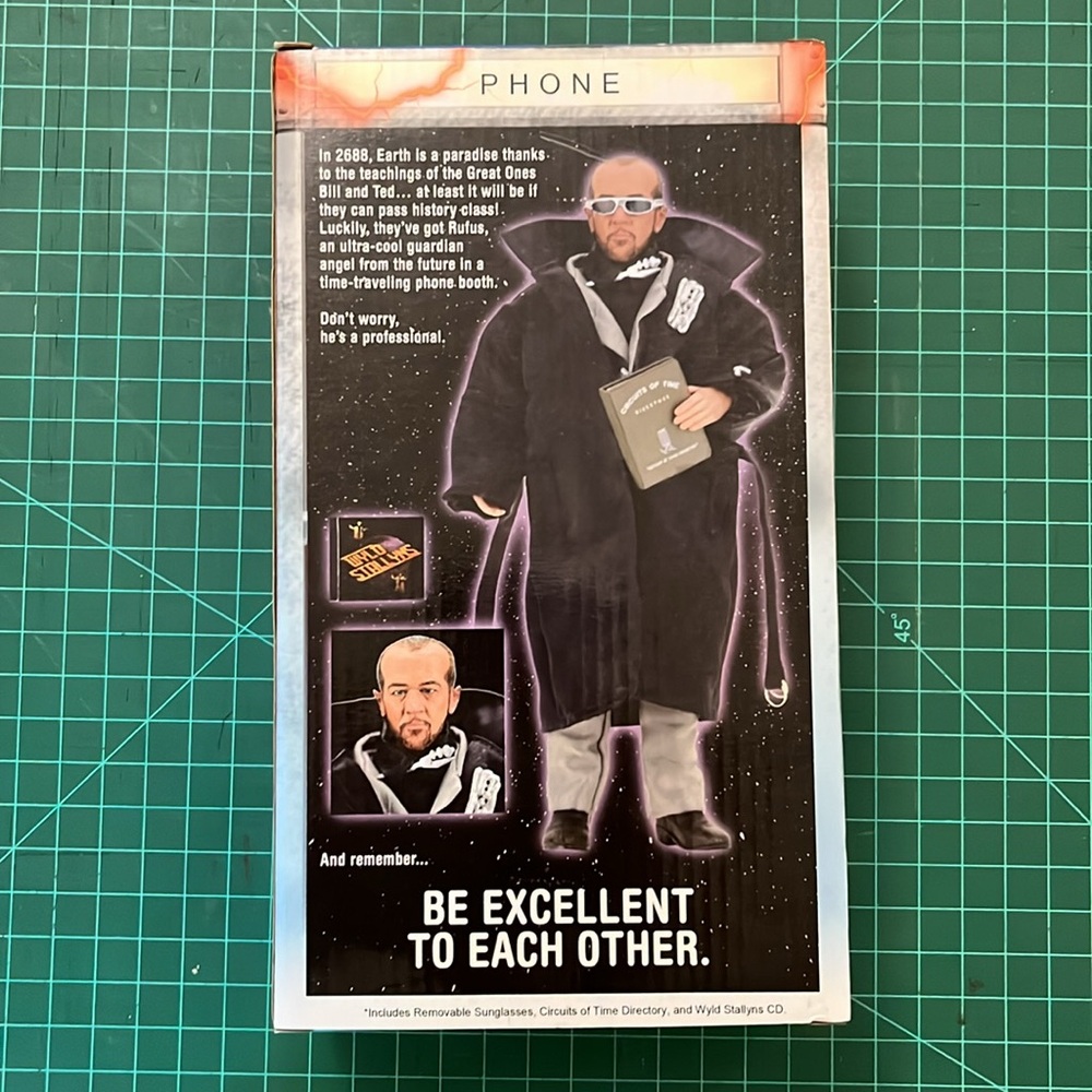 Bill & Ted’s Excellent Adventure Rufus NECA Doll NIB - Picture 3 of 5